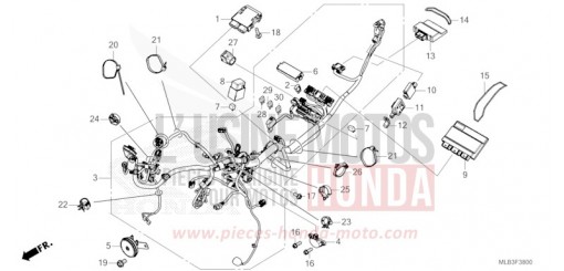 FAISCEAU DES FILS CB750AP de 2024
